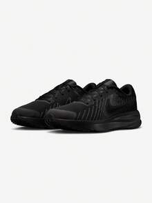 Zapatillas  para hombre RUN DEFY 2026, nuevas, con amortiguación, ligeras y transpirables, para correr en carretera (HM9594-002) - Negro - Ver 1