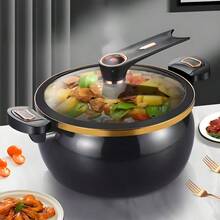 An 8-Liter Multifunctional Soup Pot With A Large Capacity, Measuring 28 Cm Or 11 Inches, Ideal For Cooking And Stewing, And Works With Both Gas And Induction Stoves - View 7