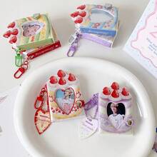 1 cuốn album ảnh mini hình quả dâu tây dễ thương 2 inch, album dán, ví đựng thẻ ID, móc khóa, phụ kiện trang trí túi xách cho bé gái - nhiều màu - Xem 9