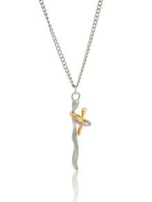 New Hugging Child Pendant Necklace, Mother's Day/Father's Day Memorial Gift, Sentimental Small Gift - Style 1 - View 1