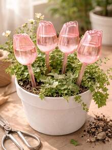 6pcs/3pcs/1pc-Tulip Flower Watering Device, Narrow Outlet Design, Extended Drip Time, Convenient Automatic Flower Watering Tool, Automatic Watering Plant Bulbs, Perfect Gift For Gardening Enthusiasts, Suitable For Vacation Plant Care, Water-Saving Device, Daily Use Plant Watering Ball - Multicolor - View 8