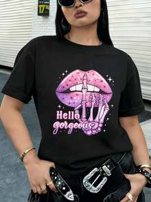 Women T-Shirts - Black - View 2