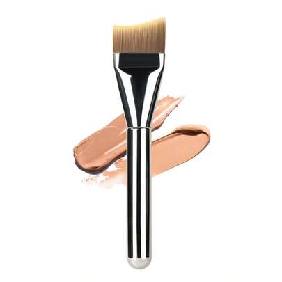 Foundation Brush, Angled Makeup Brush UltraFacial Brush Face Brushes Foundation, Blending,, Mud, Clay, Charcoal Mixed,
