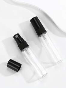 精油玻璃滴管空樣品瓶附玻璃滴管，適用於精油滴管瓶、香水芳療化妝品容器、旅行容器，防漏密封可重複使用便攜式玻璃分裝瓶，適合調香師、美容師、化妝師、治療師及旅行愛好者，開學必備 - 彩色 - 查看 4