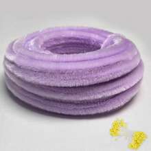 [Total 151 Pcs Craft Supplies] 1 Roll 13 Meters 10mm Thick Multi-Color Pipe Cleaners With 150 Pcs Flower Stamens, DIY Handmade Craft Making Kit, Creative Art Handicraft Materials Set For Flower Making, For Mother's Day Father's Day Present - 13-meter Pipe Cleaner - View 21