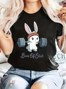 Women T-Shirts - Black - View 1