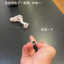 1pc 2026 New Mini Finger Gun Stress Relief Toy, Pocket Sized Shooting Toy For Boys, Interactive Gadget For Teens, Perfect Gift For Boyfriend/Girlfriend, Birthday, Party - Multicolor - View 8