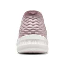 Skechers 舒适减震休闲套脚步行鞋 - 粉色 - 查看 3