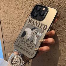 One Piece Crocodile Wanted Poster In-Mold Decoration Phone Case, Anime Print Phone Cover For IPhone 17/17 Pro/17 Pro Max/17 Air/16/15/14/13/12/11/X Series Iphone 17 Pro Max Case Iphone 17 Pro Case Iphone 17 Case Scratch-Resistant Fade-Proof The Girlfriend - Black - View 4