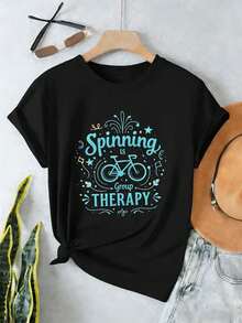 Women T-Shirts - Black - View 2