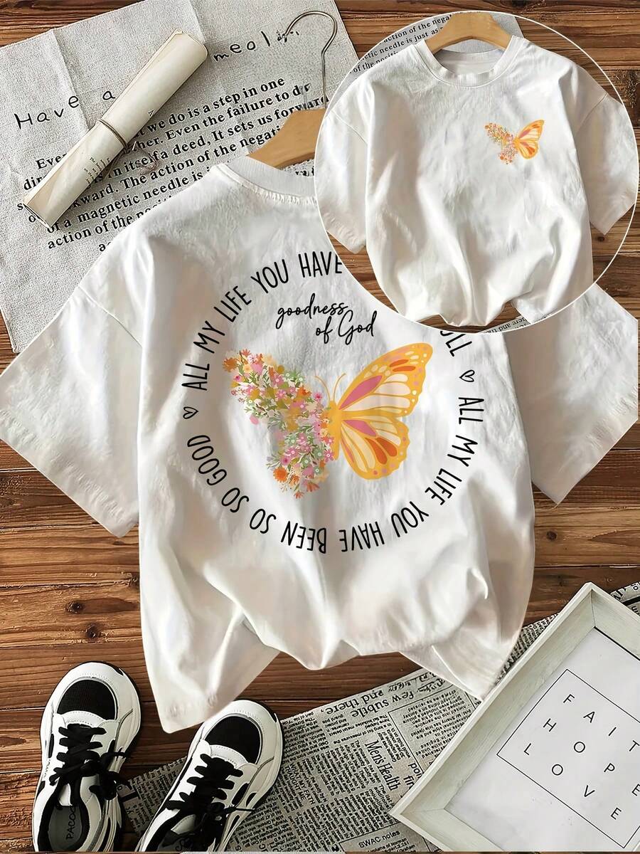 Women T-Shirts - [White] - View 1