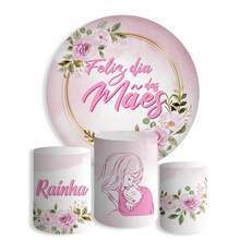 Easy-To-Use Decorative Cover Kit For Round Panels And Cylinders - Mother's Day Theme - KIT COMPLETO 186 - Ver 7