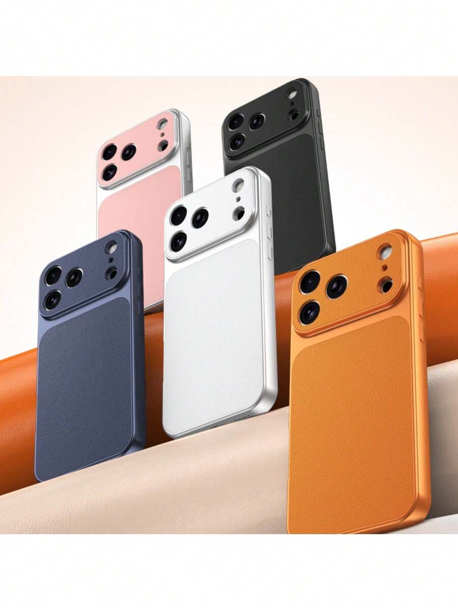 CteGlodrix Ốp điện thoại siêu mỏng cao cấp được nâng cấp, phù hợp với 17 Air, 16 E, 15, 14, 13, 12, 11 Pro Max, 17 Pro, 17 Pro Max, với viền bảo vệ mềm mại. - màu đen - Xem 1