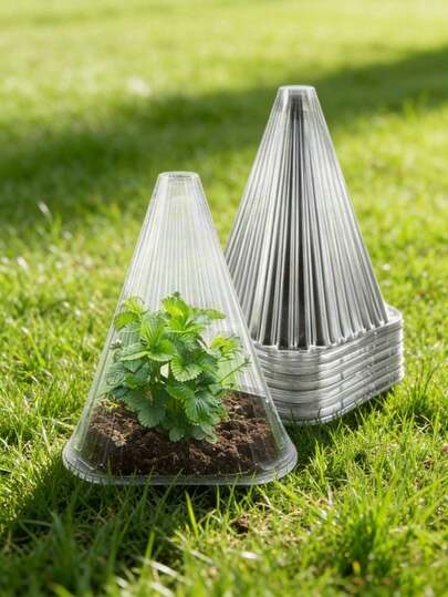 10/30pcs Reusable Plant Covers, Suitable For Protecting Plants From Snails, Birds, Chickens And Insects, Great For Gardening, Shading, Seedling, Windbreak, Shading, Melon & Fruit Seedling, Insulation