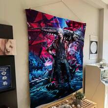 Game  Anime Tapestry Hippie Flower Wall Carpets Dorm Decor Cheap Hippie Wall Hanging - z4 - 查看 2