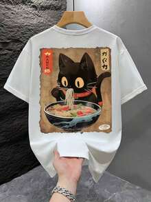 Men's T-Shirts For Spring And Summer - White - View 2