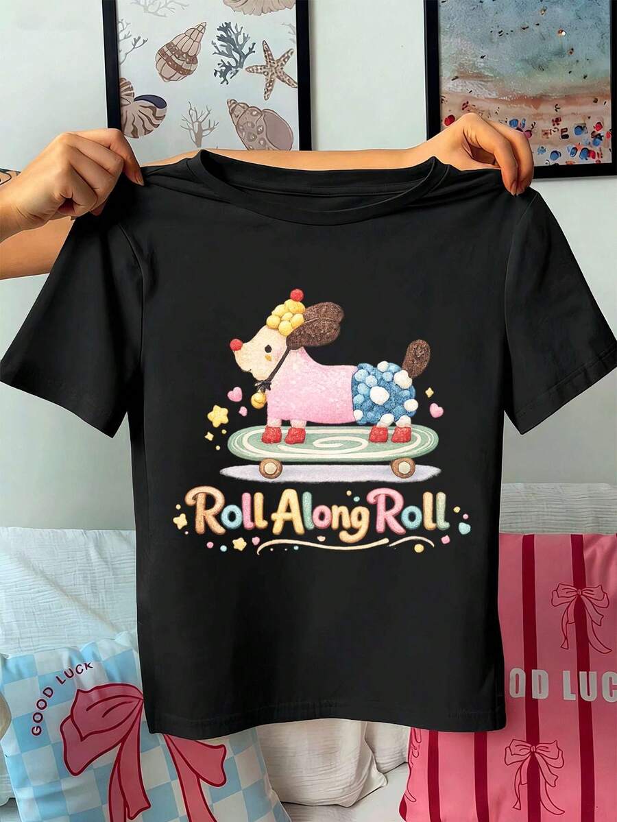 Women T-Shirts - Black - View 1