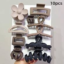 10/11pcs Multi-Functional Fashion Hair Clips Set, Suitable For Daily Wear, Parties, Beach Trips, Also A Beautiful Gift For Family And Friends - A - View 9