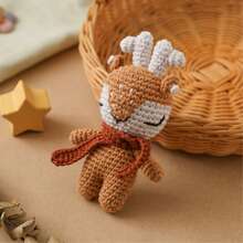 Sonajero hecho a mano, juguete de punto suave, adecuado para bebés y niños, regalo perfecto para Navidad, Halloween, Acción de Gracias - Multicolor - Ver 5