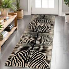 Zebra Printed Room Decoration Floor Mat - Anti Slip, Quick Drying, Bedroom Soft Decoration, Father's Day Birthday Anniversary, Thanksgiving Gift, Christmas, Halloween, Easter, Anniversary Celebration - Multicolor - View 13