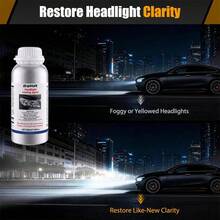 2-In-1 Car Headlight Cleaner & Coating, DIY Polish To Quickly Remove Yellowing & Oxidation, Improve Night Visibility, Suitable For Sedan, Truck, SUV Headlight Lens Restoration - 2in1 - View 3