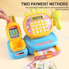 Cash Register Toy For Girls Boys, Pretend Play For Kids Age 3-5, Learning Cash Register Toy With Scanner, Play Money & Pretend Credit Card, Pretend Play Shopping Store Playset, Educational Preschool Activities - Multicolor - View 5