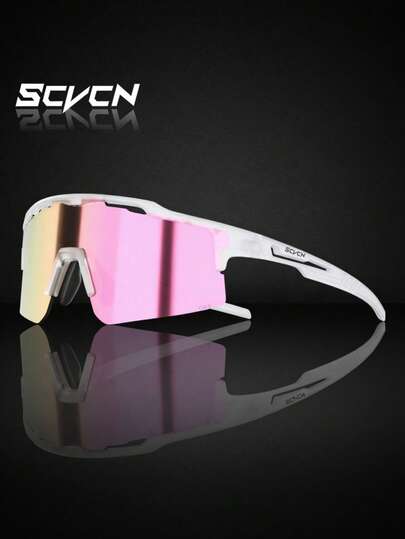 SCVCN Gafas deportivas de media montura Kapvoe, ideales para actividades al aire libre, viajes, conducir y el día a día. Gafas deportivas resistentes al viento, perfectas para senderismo, correr, conducir, ciclismo y pesca. Estilo deportivo, ideales para la playa. Unisex.