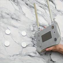 2pcs/4pcs/6pcs/8pcs/12pcs Magnetic Invisible Wall-Mounted Remote Control Holder, Suitable For Various Household Appliances, Plug-In Storage, No Nails Needed, Easy Installation - White - View 7