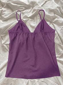 Hibiscus Flower, Summer For Women, Beach For Women, Casual Top For Women - Purple - View 3