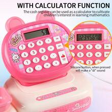 Cash Register Toy For Girls Boys, Pretend Play For Kids Age 3-5, Learning Cash Register Toy With Scanner, Play Money & Pretend Credit Card, Pretend Play Shopping Store Playset, Educational Preschool Activities - Multicolor - View 3