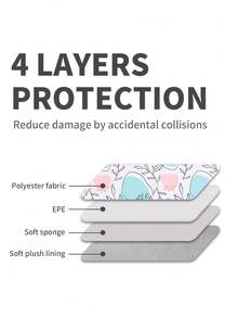 canvas artisan Shockproof Office Notebook Bag Slim Fashion Printing Laptop Sleeve Bag - View 6