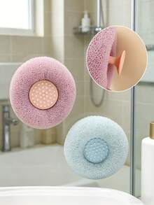 Bông tắm mới có giác hút, dụng cụ tẩy tế bào chết, bông tắm mềm mại, khăn tắm treo. - Nhiều màu - Xem 1