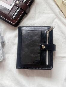 Retro anteckningsbok i konstläder, fickbok, påfyllning till anteckningsböcker, lösbladspärm, personlig dagboksplanerare, konstläderbok, resedagbok, gör-det-själv-lösbladsplanerare, mini anteckningsbok i lösblad - A - Visa 9