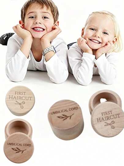 Hộp gỗ đựng kỷ niệm lần cắt tóc đầu tiên, hộp lưu giữ tóc và răng, hộp kỷ niệm di động, hộp lưu giữ kỷ vật tự thiết kế độc đáo, hộp đựng kỷ vật của bé, hộp đựng dây rốn, thích hợp làm kỷ niệm về sự phát triển của trẻ, lễ rửa tội hoặc lễ kỷ niệm ngày sinh, món quà hoàn hảo để lưu giữ dây rốn của bé.