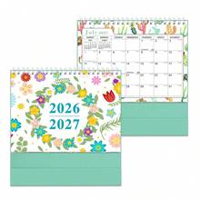 1件 2026-2027新款创意线圈桌面日历笔记本，日程规划本，桌面装饰，节日礼物，适用于各种场合 - 多款 - 查看 12