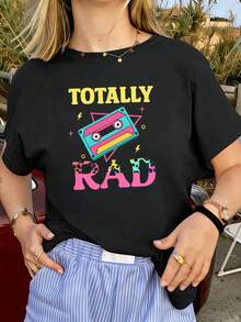 Women T-Shirts - Black - View 1