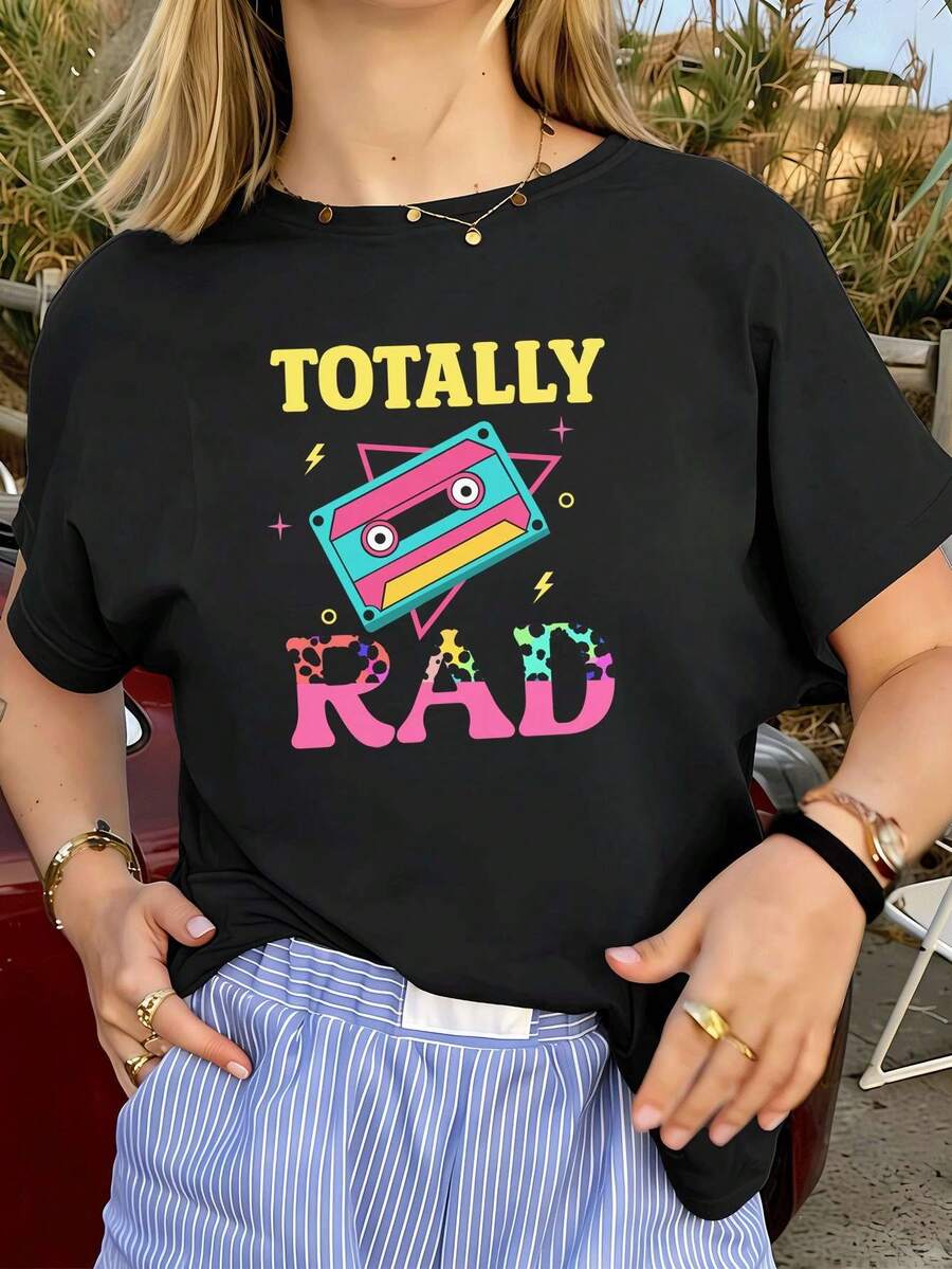Women T-Shirts - Black - View 1