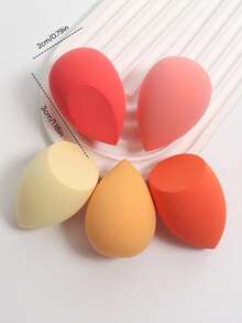 3/5/10/15/20/30/50pcs Makeup Sponges, Random Colors And Shapes, Perfect For Liquid, Cream And Foundation Application, Multi-Color Makeup Blenders, Latex-Free Wet And Dry Use, Suitable For All Skin Types - Multicolor - View 8