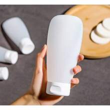 PE材质挤压式旅行可灌装瓶，化妆品乳液沐浴露洗发水便携空瓶，软管按压式设计，适合旅行、飞机、高铁等场合。 - 1件白色款 - 查看 4