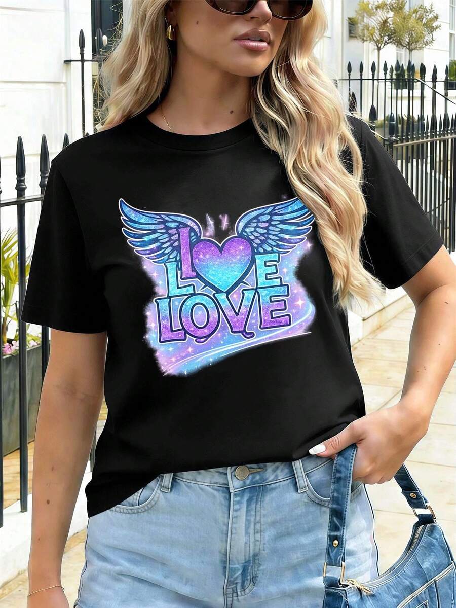 Women T-Shirts - Black - View 1