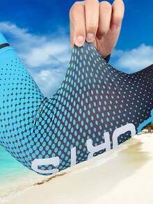 1 Pair Unisex Ice Silk UV Protection Arm Sleeves, Breathable & Washable, Suitable For Golf, Cycling, Running, Driving And Other Outdoor Sports, Multi-Color Mix, Essential For Summer Holidays - Multicolor - View 9