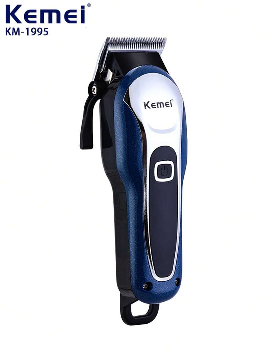 Kemei KM-1995 男士电动理发器，复古油头电动理发器，适用于理发店，USB充电，持久耐用，可修剪头发/胡须，父亲节礼物