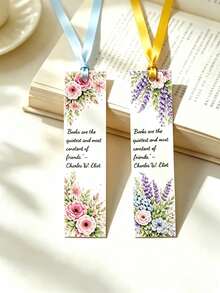 Thẻ đánh dấu sách bằng giấy cá nhân hóa, thẻ đánh dấu sách có thể tùy chỉnh văn bản, món quà lý tưởng cho người yêu sách, đám cưới, sinh nhật, kỷ niệm. - Nhiều màu - Xem 3
