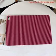 1 chiếc ốp lưng máy tính bảng in sọc dọc màu đỏ và hồng, tương thích với iPad 10.9/10.2/ Air thế hệ thứ 5/Pro 11/10/9.7/Air 2/ (thế hệ thứ 7)/ (thế hệ thứ 8)/ Air 4/5/ Pro 11/ Thế hệ thứ 10 10.9 inch 2022 Smart Case/ Air 13 (M3 2025)/ Air 11 (M3 2025)/ Air 11 (M3 2025)/ 11 (A16 2025)/ Tương thích với Galaxy Tab S10+/S9/A9, Tương thích với Matepad. - Nhiều màu - Xem 7
