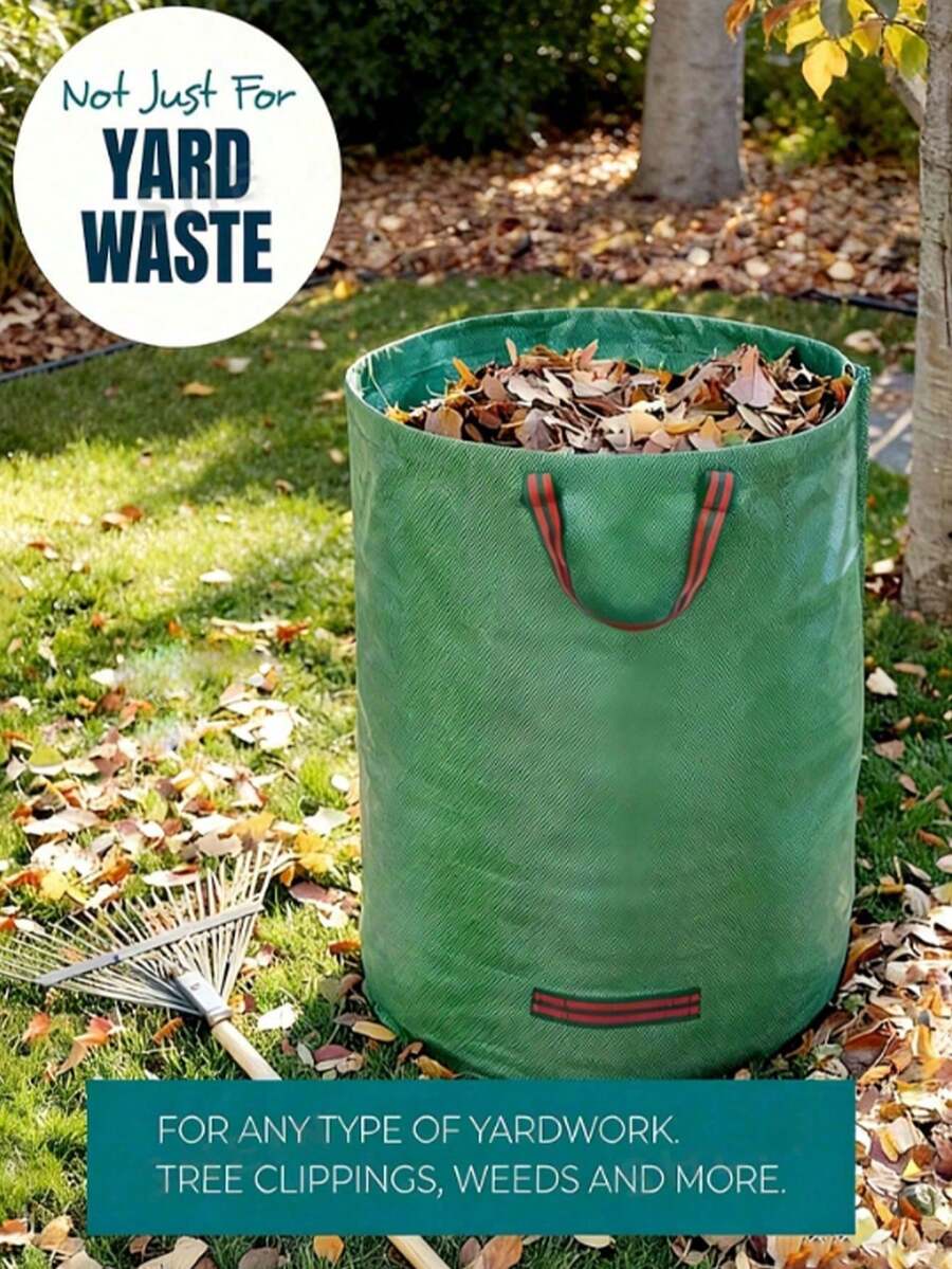 Outdoor Home Organizer Bags, Garbage Sorting Collection Bags, Garden Leaf Bags, Waterproof Gardening Woven Bags - One Size Fits All - View 1