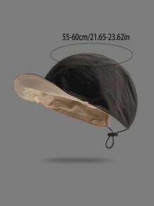 1pc Double-Sided Quick-Dry Baseball Cap, Soft Brim Thin Breathable Outdoor Sports Unisex Sun Hat - A - View 2