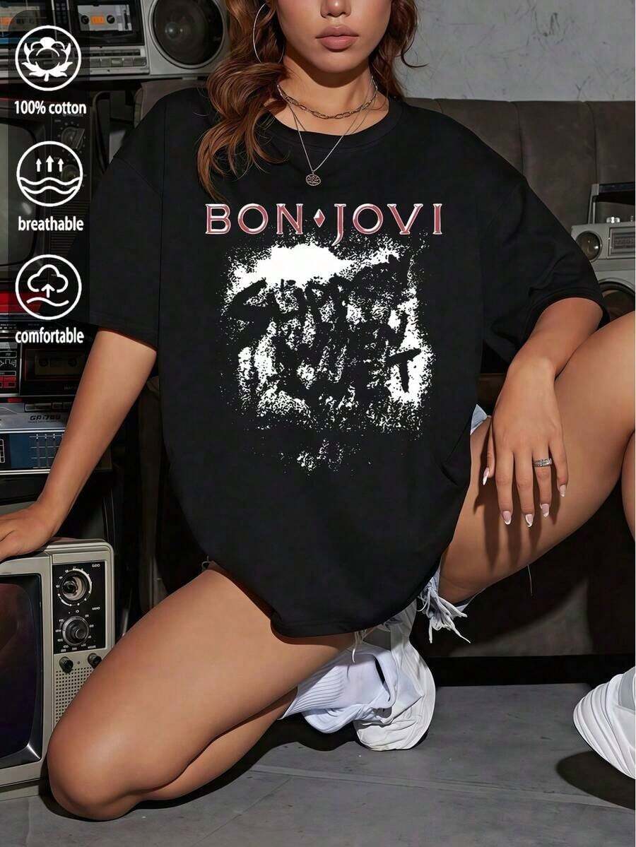 Women T-Shirts - Black - View 1