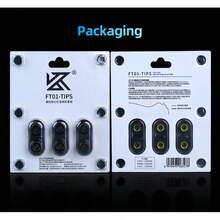 3 Pairs KZ Memory Foam Eartips, Silicone Eartips Set, Comfortable Replacement Eartips Suitable For Castor/EDXpro/ZSN Pro Wireless Earphones, Black - View 7