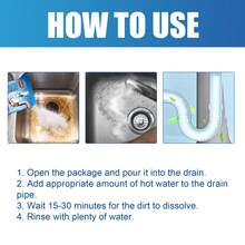 Jaysuing Drain Unclogging Powder For Toilets And Kitchens, Anti-Clogging And Deodorizing Powder - Powdery - View 6