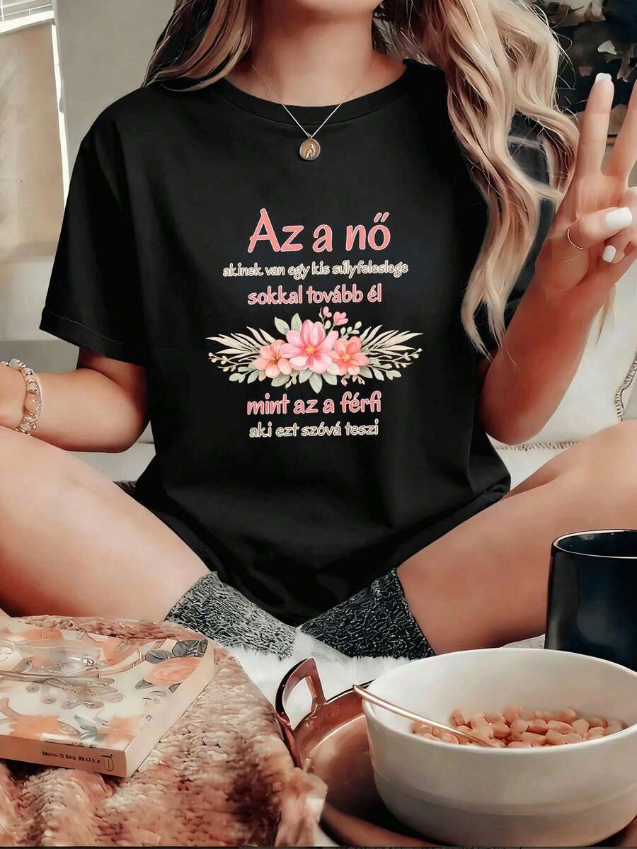 Women T-Shirts - Black - View 1